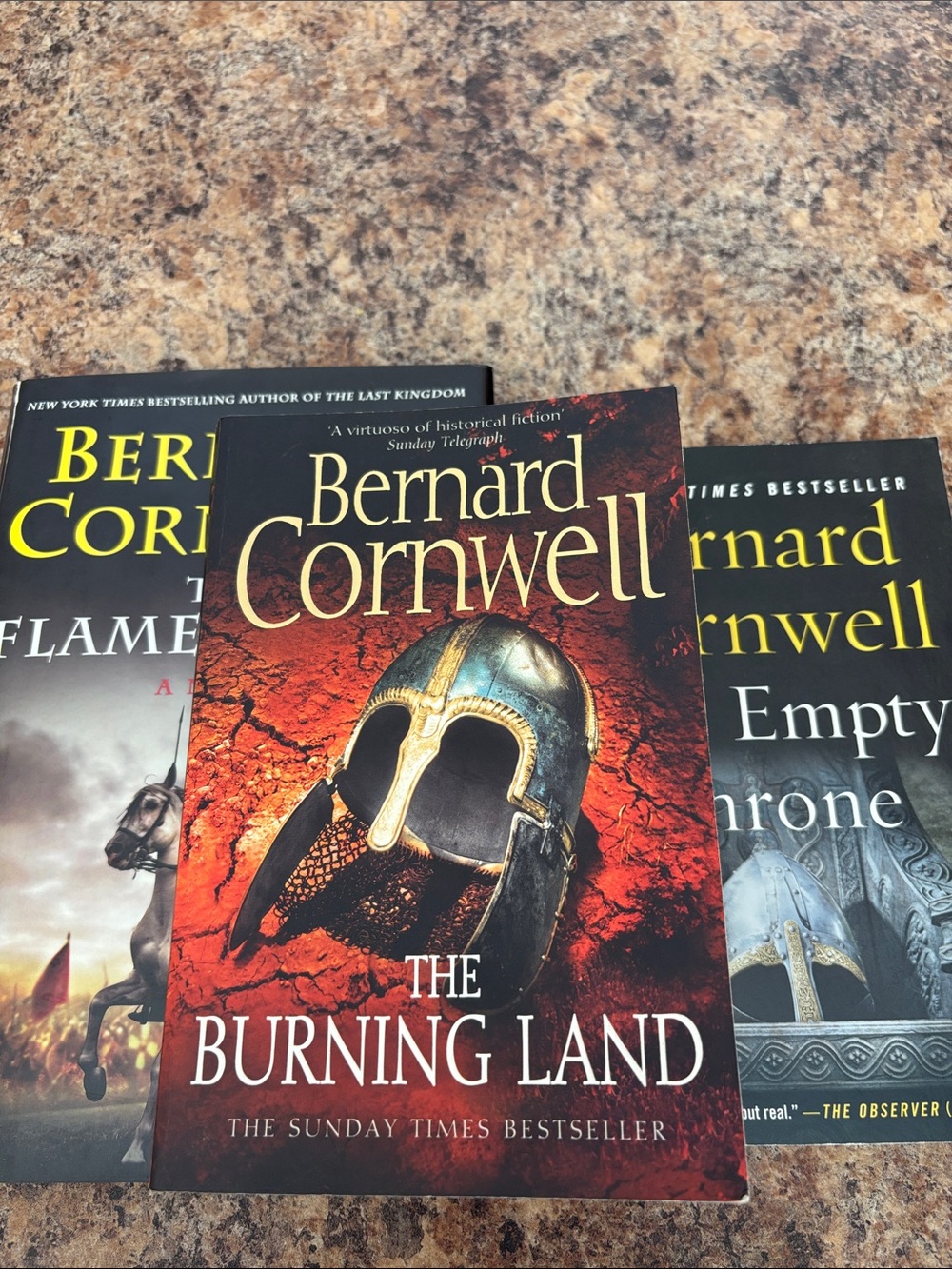 (Set of 3) Bernard Cornwell Books